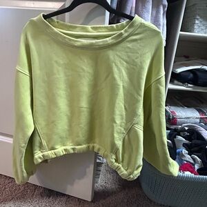 Anthropologie Light Green Sweatshirt